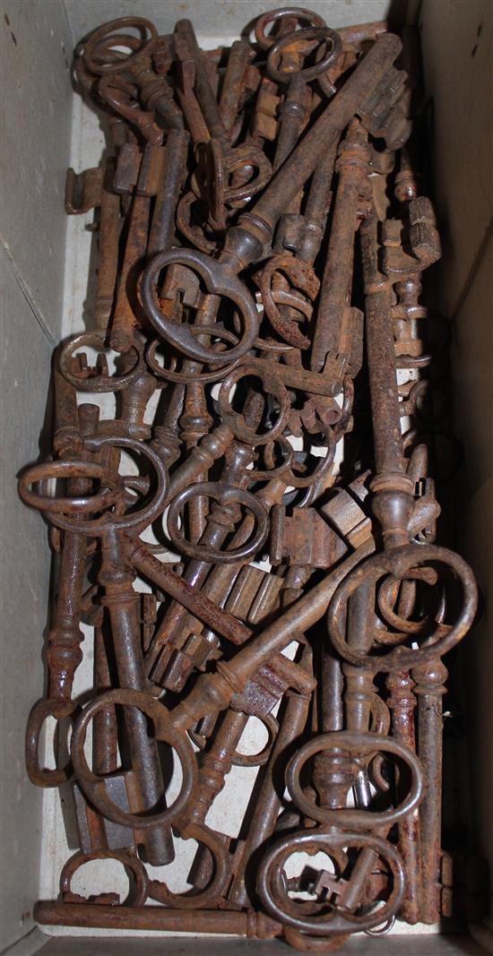 Box of old keys